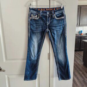 Rock Revival Meri Skinny Stretch Cropped Jean.
